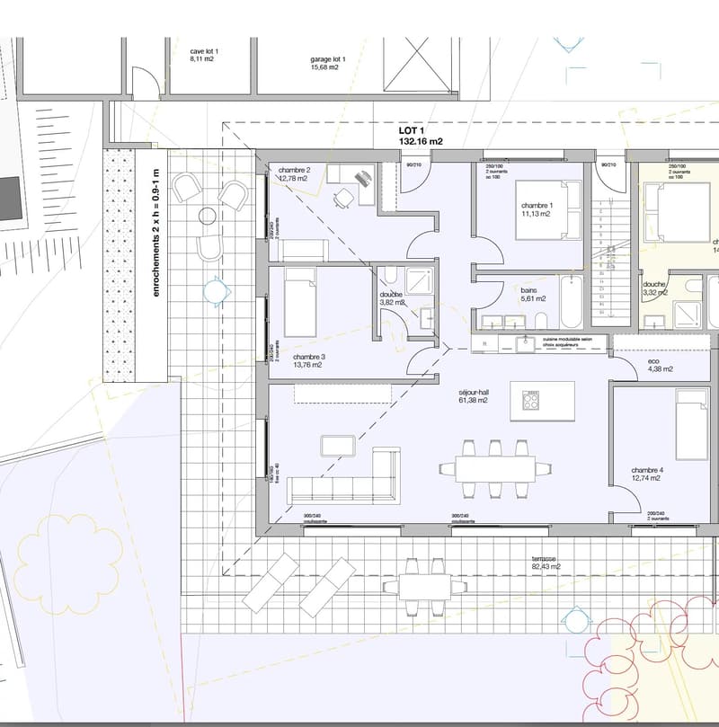 Appartement neuf à Lutry avec jardin et 4 chambres (3)