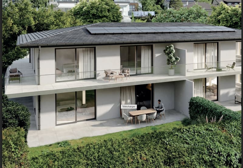 Appartement neuf à Lutry avec jardin (8)