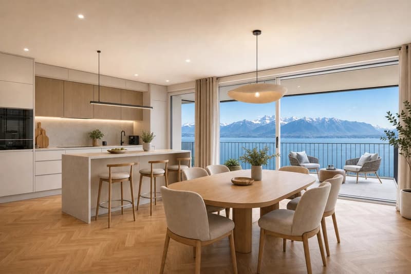 Appartement d'exception avec vue panoramique à Lutry (1)