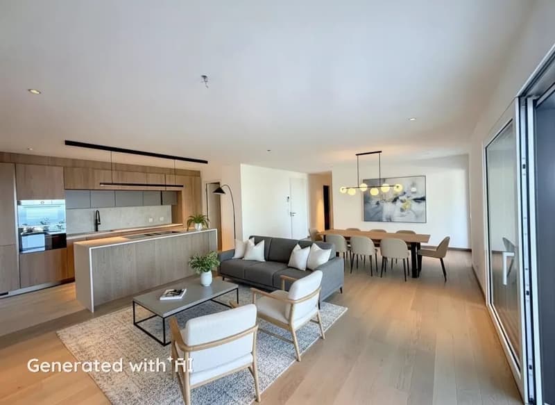 Dernier appartement disponible avec magnifique vue sur lac et les Alpes (9)