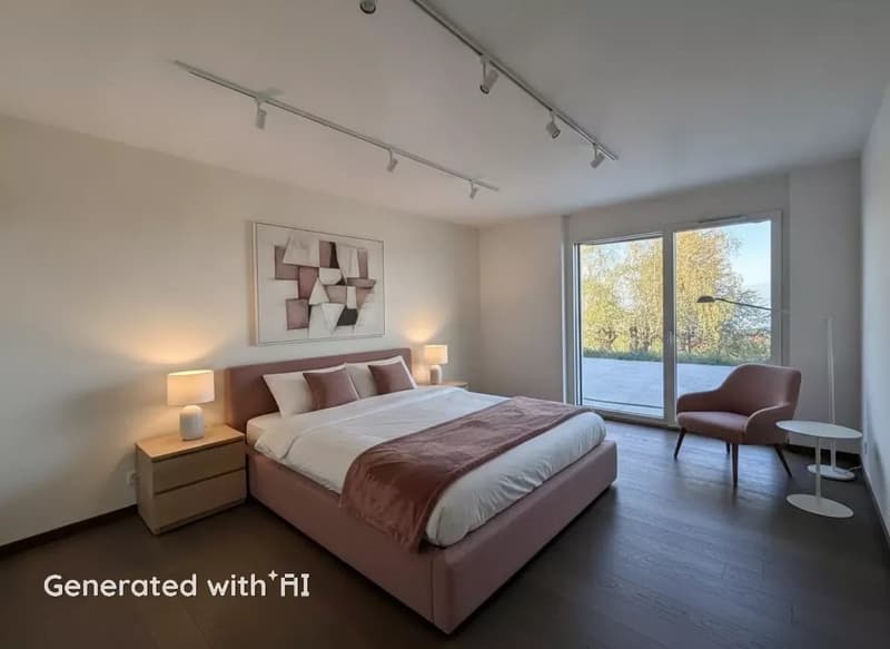 Dernier appartement disponible avec magnifique vue sur lac et les Alpes (11)