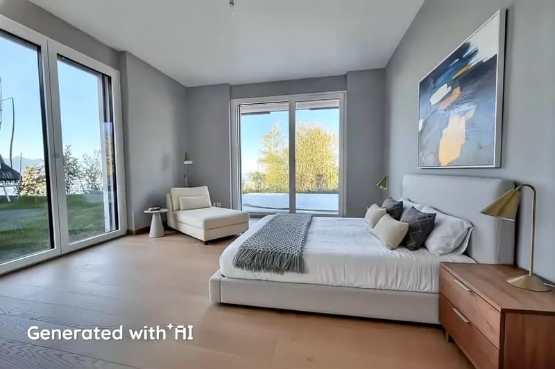 Dernier appartement disponible avec magnifique vue sur lac et les Alpes (13)