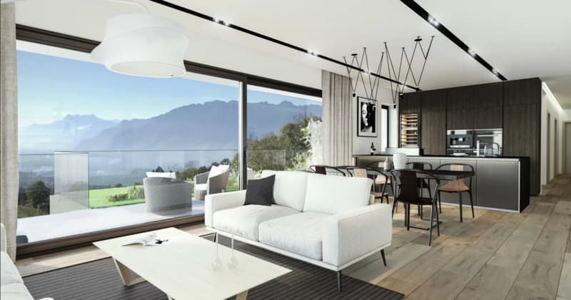 Appartement rez de chaussée neuf, vue lac imprenable (12)