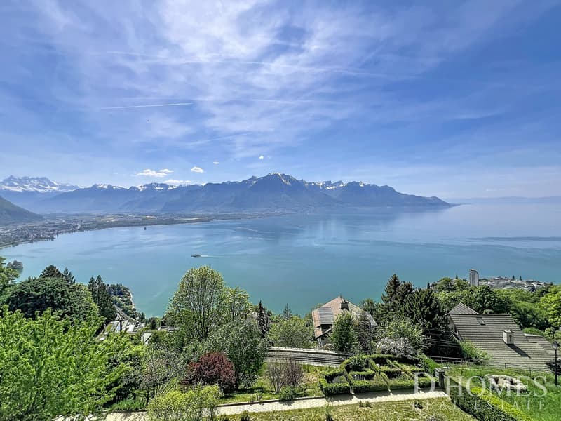 Propriété d'exception - Vue panoramique sur le lac et les montagnes (3)