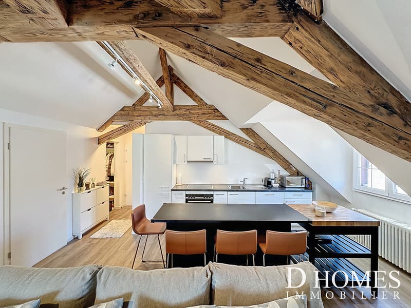 EN EXCLUSIVITÉ - Appartement style loft rénové au centre d'Aubonne (4)