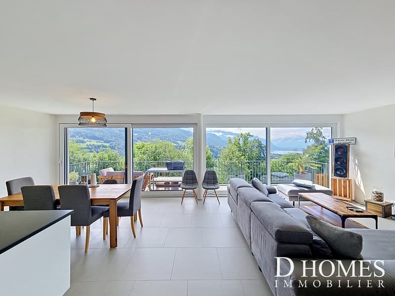 Magnifique appartement de 4,5 pièces - Terrasse et vue sur le lac (1)