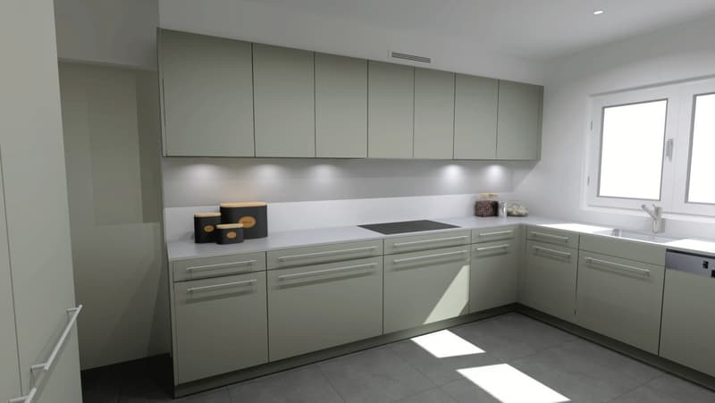 Nouvelle cuisine - Perspective 3D