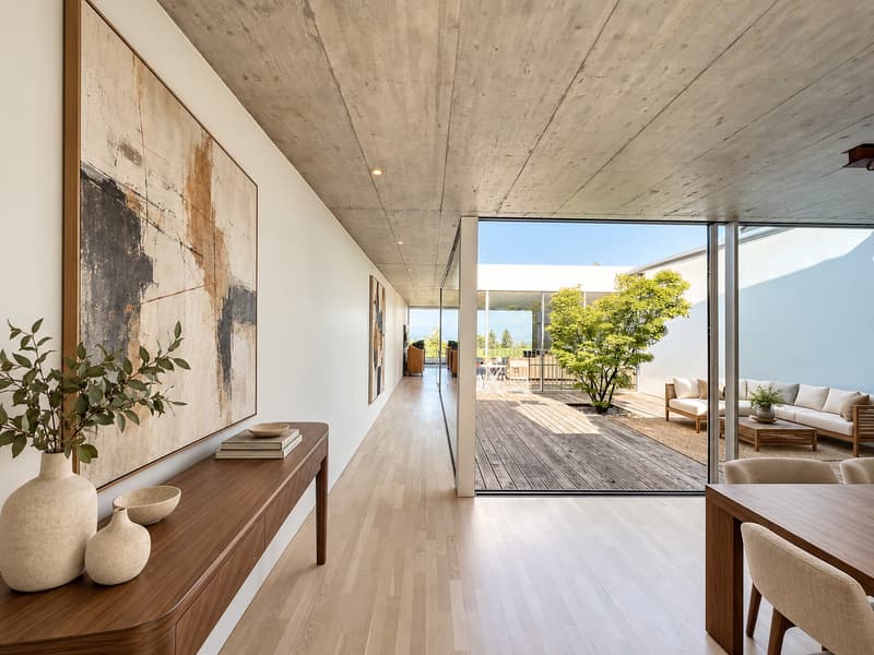 EN EXCLUSIVITÉ I Villa contemporaine en duplex avec vue sur le lac (1)