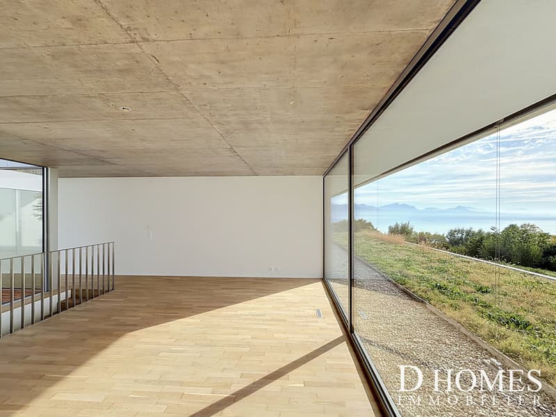 EN EXCLUSIVITÉ I Villa contemporaine en duplex avec vue sur le lac (7)