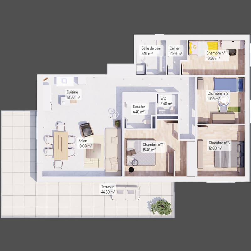 Nouvelle construction  - Appartement de 1.5 pièces avec balcon (2)