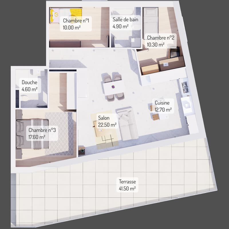 Nouvelle construction  - Appartement de 4,5 pièces au 2ème étage (2)