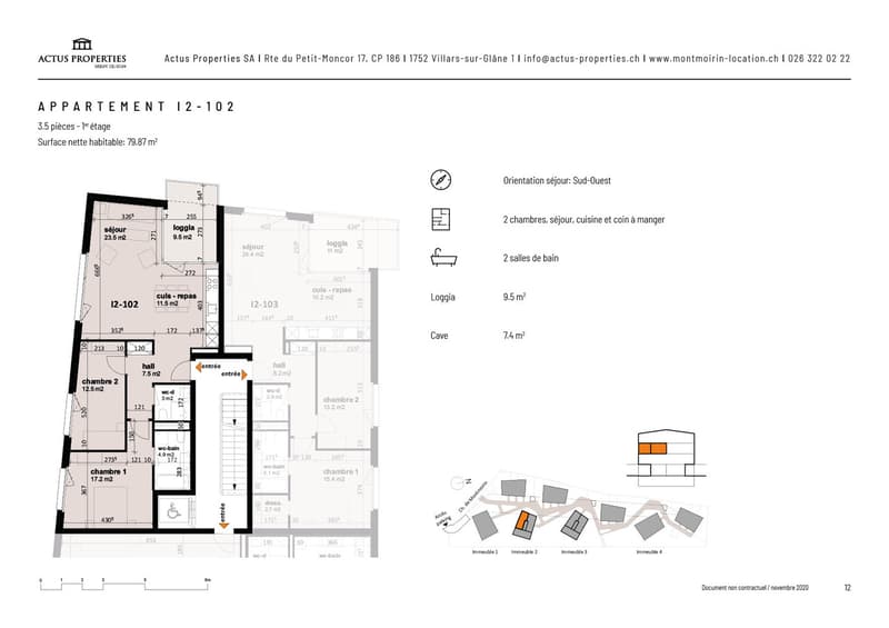 Spacieux 3.5 pièces avec loggia (9)