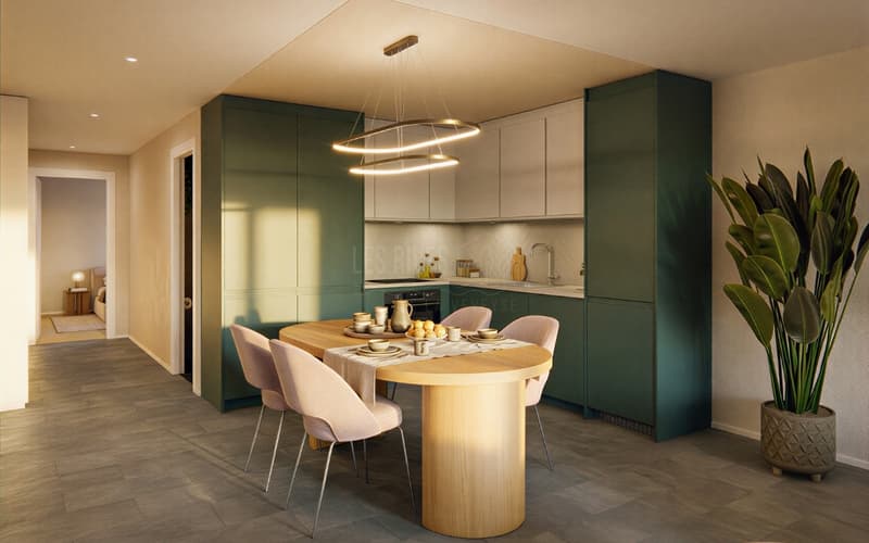 Châtel-Saint-Denis - Appartement neuf 5.5 pièces de 122 m² avec balcon (2)