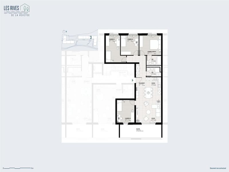 Châtel-Saint-Denis - Appartement neuf 5.5 pièces de 122 m² avec balcon (7)