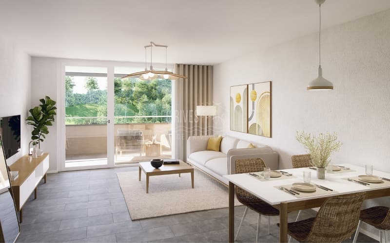 Châtel-Saint-Denis - Appartement neuf 2.5 pièces de 62 m² avec balcon (2)