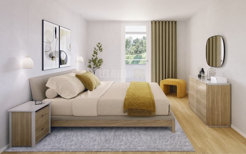 Châtel-Saint-Denis - Appartement neuf 2.5 pièces de 62 m² avec balcon (4)