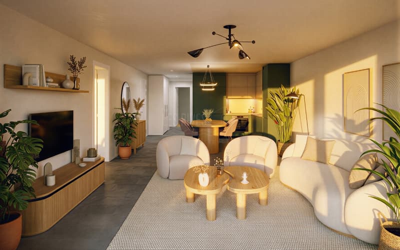 Châtel-Saint-Denis - Appartement neuf 5.5 pièces de 122 m² - Balcon (3)