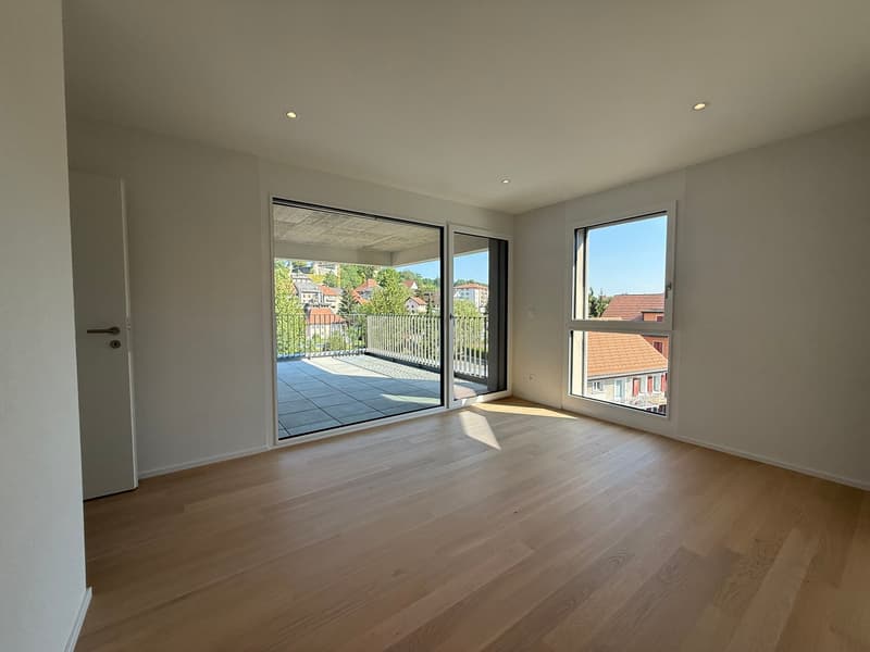 À saisir - Magnifique appartement en attique neuf de 4.5 pièces avec grandes terrasses (4)