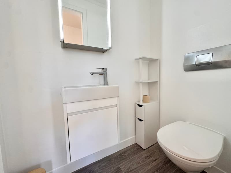 Bel appartement meublé de 2,5 pièces avec balcon à Brent (15)