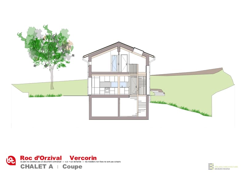 Chalet A_PLANS_coupe