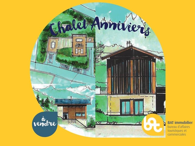 Vercorin - Chalet Anniviers avec garage-box, début des travaux mai 2025 (4)