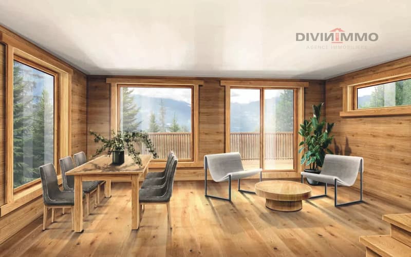 Superbe chalet luxueux de 4.5 pièces sur les hauts de Savièse (2)