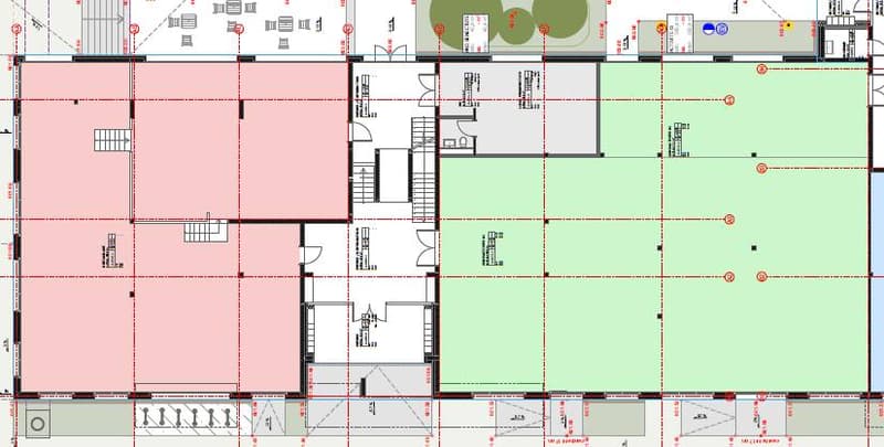 Surfaces d'activité neuves de 165 m2 et 232 m2 à louer au sein des bâtiments Praire 1 à Marly (13)