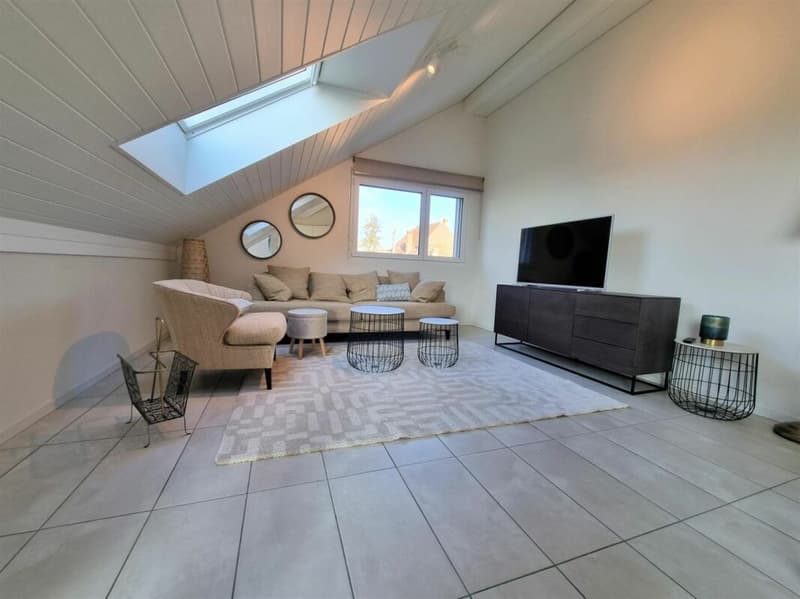 Grandcour - Appartement meublé 3.5 pièces au dernier étage (4)