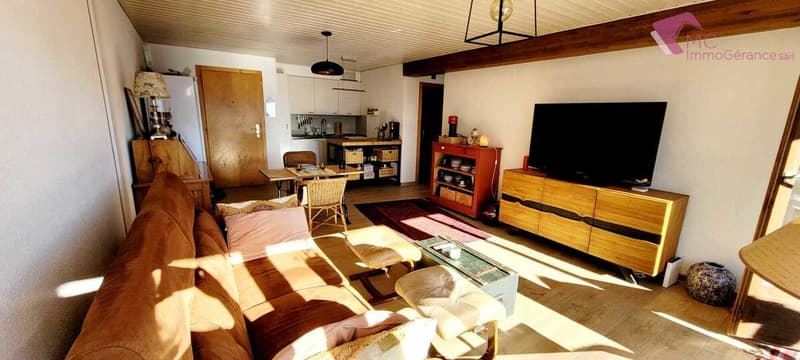 Ovronnaz - Appartement 3.5 pces  meublé - Vue et ensoleillement (1)