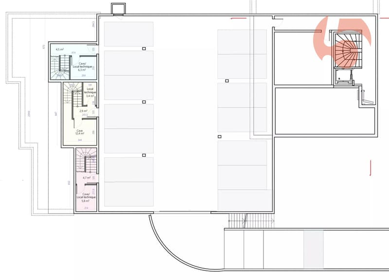 Projet de construction Villas contiguës 6,5 pcs à 1 km du LEB (7)