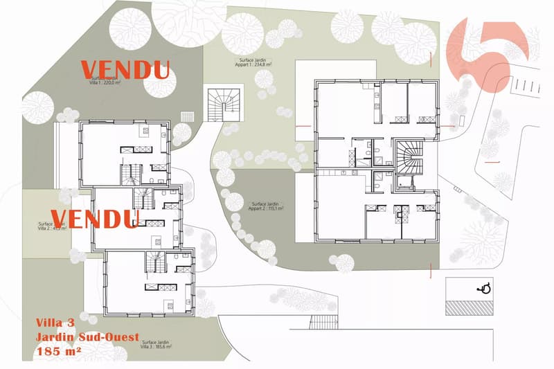 Projet de construction Villas contiguës 6,5 pcs à 1 km du LEB (6)
