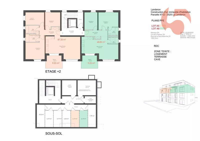 Bel appartement de standing au 2ème étage dans immeuble contemporain aux lignes épurées ! (8)