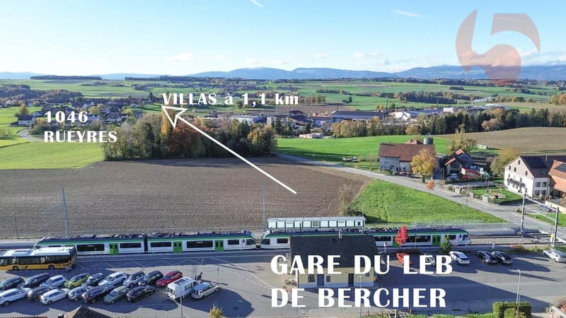 Villas contiguës 6,5 pcs y compris parking à 1 km de la gare du LEB (12)