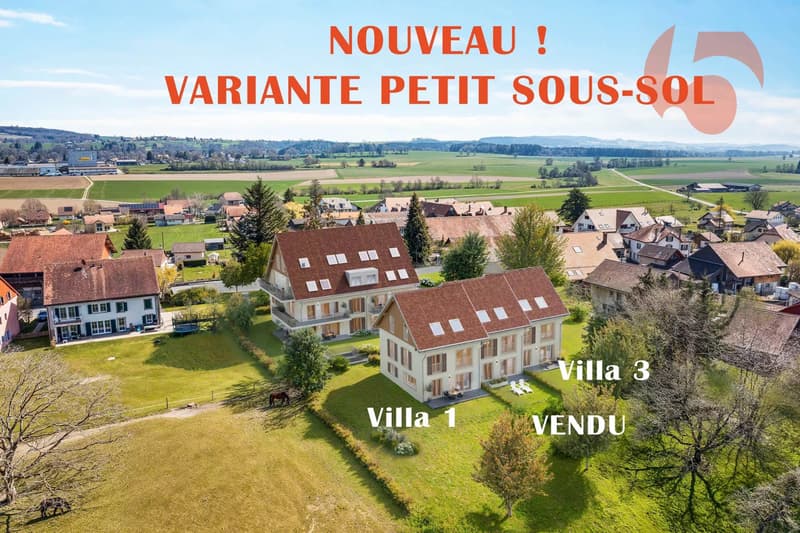 Villas contiguës 6,5 pcs y compris parking à 1 km de la gare du LEB (4)