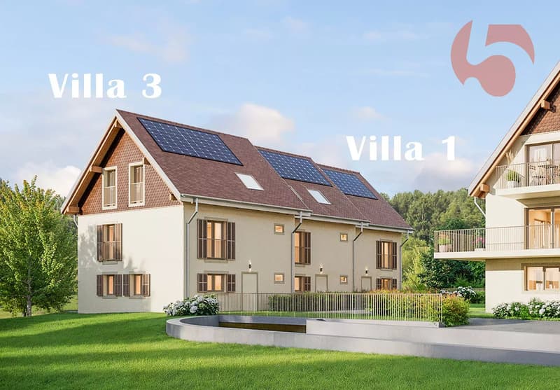 Villas contiguës 6,5 pcs y compris parking à 1 km de la gare du LEB (5)