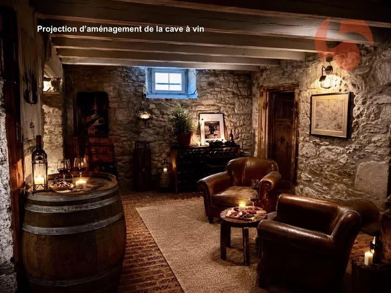 Une maison villageoise de caractère au charme d'autrefois (13)