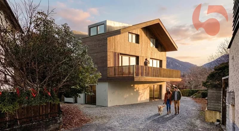 3.5 pièces neuf en duplex attique avec balcon exposé Sud (4)