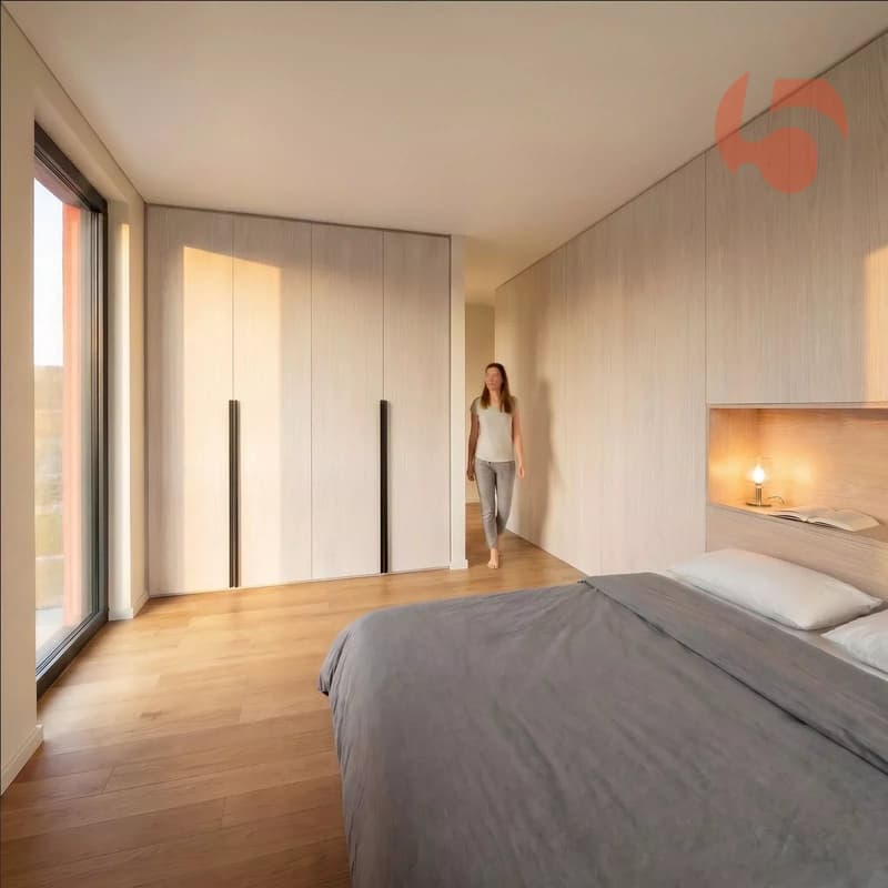 3.5 pièces neuf en duplex attique avec balcon exposé Sud (3)