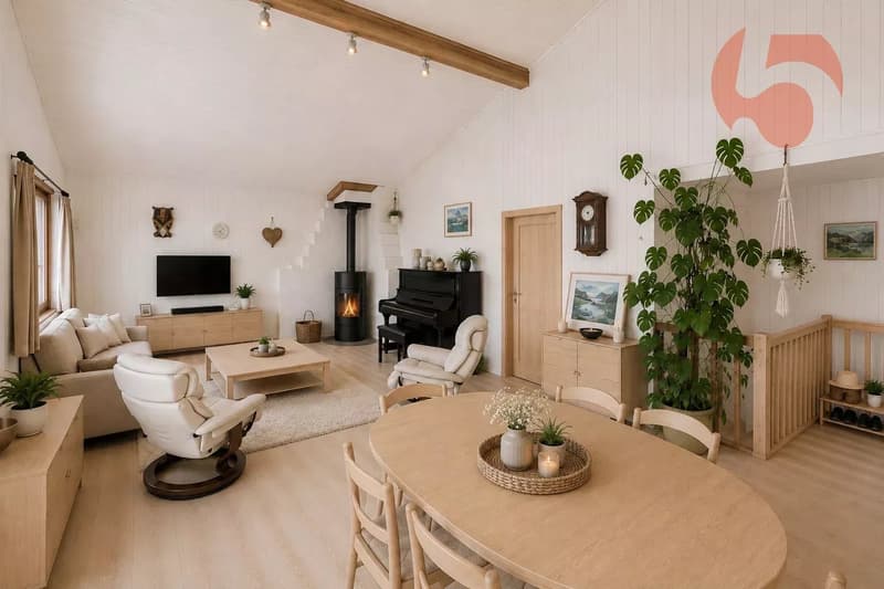 Chalet familial avec vue imprenable à Blonay-Saint-Légier (6)
