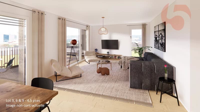 Magnifique appartement de standing avec terrasse de 20.8 m2 (6)