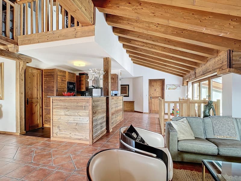 Magnifique attique en duplex à Crans-Montana - Vue imprenable (6)