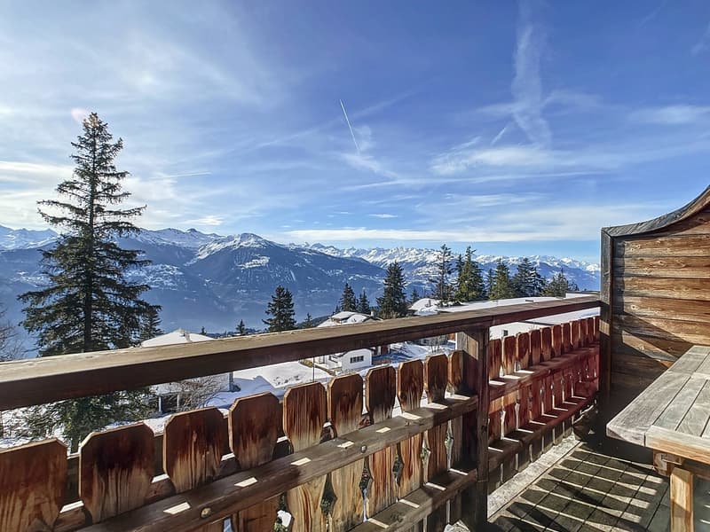Magnifique attique en duplex à Crans-Montana - Vue imprenable (13)