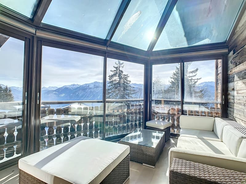 Magnifique attique en duplex à Crans-Montana - Vue imprenable (11)