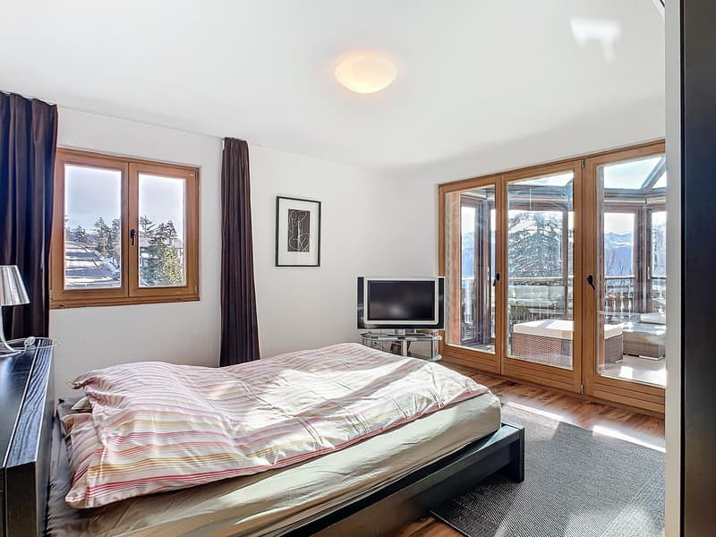 Magnifique attique en duplex à Crans-Montana - Vue imprenable (9)