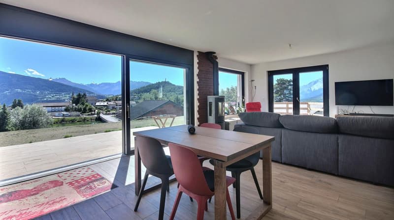 Villa neuve d'exception à Lens - Vue imprenable sur le lac du Louché (4)