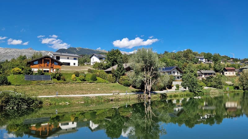 Villa neuve d'exception à Lens - Vue imprenable sur le lac du Louché (13)