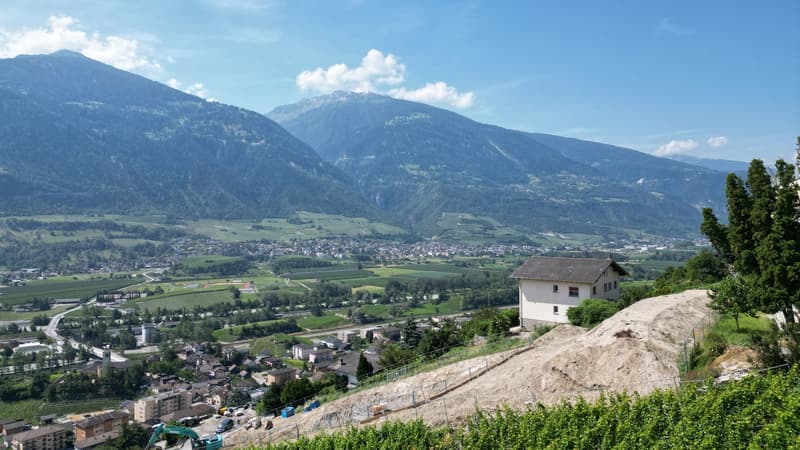 Vue depuis les appartements