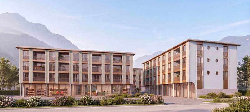 Lot A2.101 : 3,5 pièces sur plan à Martigny (1)