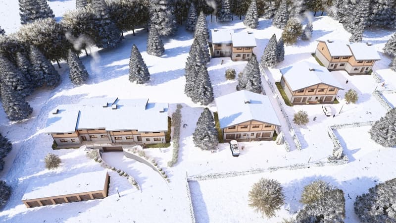 DEMI-CHALET AVEC 3 CHAMBRES, TERRASSE ET JARDIN (10)