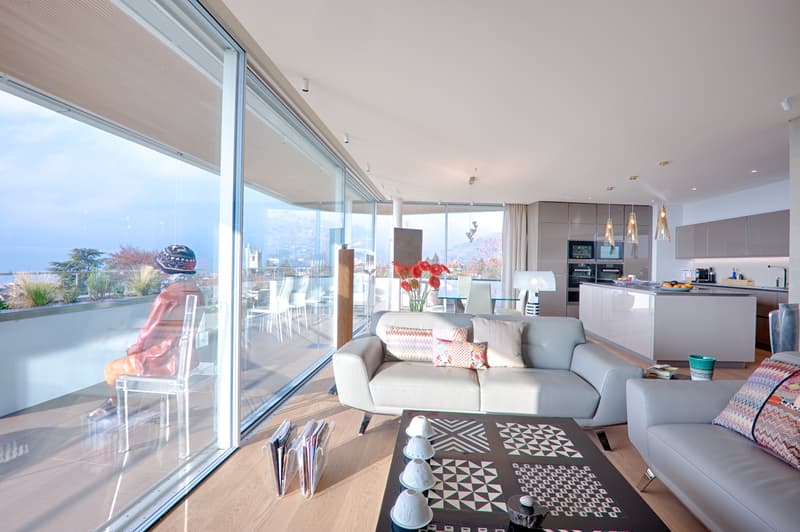 VEVEY - MAGNIFIQUE APPARTEMENT DE 4.5 PIECES AVEC SUPERBE VUE SUR LE (6)